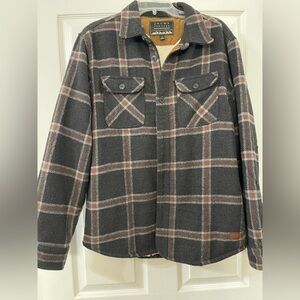 Jachs New York Plaid Shacket Sherpa